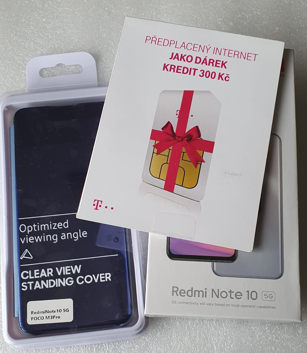 Xiaomi Redmi 10 5 G, 4GB/128GB, graphite grey + darček - Mobily a smart elektronika