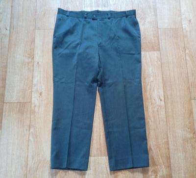 Pánské oblekové antracitové retro kalhoty vel. XXL 90.léta, super stav