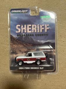 GREENLIGHT 1/64 30276 Ford Bronco XLT 1994, Sheriff