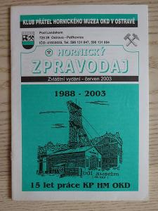 HORNICKÝ ZPRAVODAJ, OKD OSTRAVA HORNICTVÍ, 1988-2003