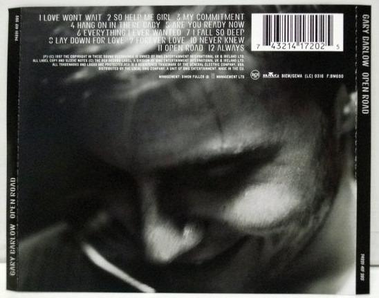 CD Gary Barlow – Open Road (1997) - Hudba