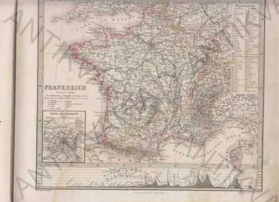 Zeměpisný atlas-Soubor německých map z pol. 19.st.