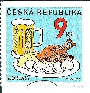 EUROPA - gastronomie 2005,  raž. zn. sm. s raz. FDC, NL. k.č. 436.