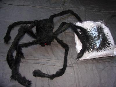 Hallowenská pavučina s velkým pavoukem a 100 malými pavoučky nová od 1