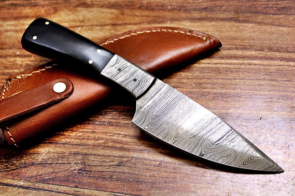 75/ Damaškový lovecky nůž. Rucni vyroba   - Sport a turistika