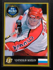 1995 Semic Hockey Rusko #137 Vjatseslav Kozlov *Detroit Red Wings