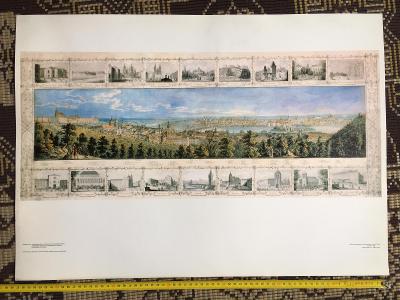 Panorama Prahy, Johan Loth kolem 1830, reprodukce