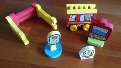 Dětská hračka - hasiči - pěnová hračka
