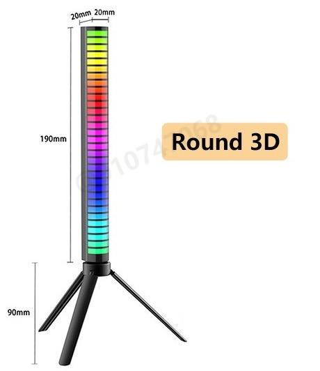 LED barevná hudba USB - 32 LED, různé funkce - Zvukové a světelné aparatury