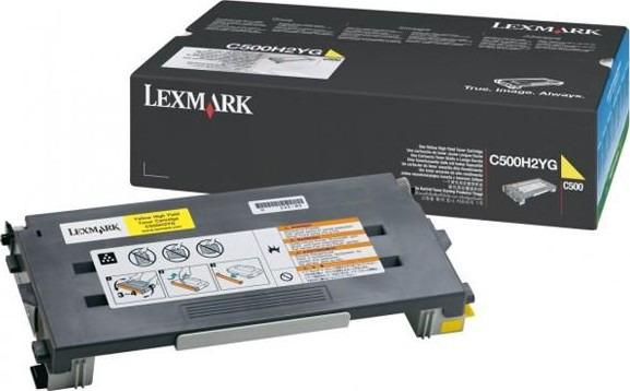 Originálny toner Lexmark C500H2YG Žltá / Yellow - Tlačiarne, príslušenstvo