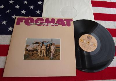 ⚠️LP: FOGHAT - ROCK AND ROLL OUTLAWS, jako nova MINT! 1.vyd. USA 1974