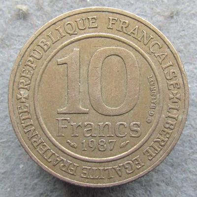 Francie 10 Fr 1987 Tisíciletí dynastie Kapetovců