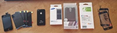panel na iPhone A1332, 2xsklo G360H+4x display, kryty pro Galaxy S4 S5