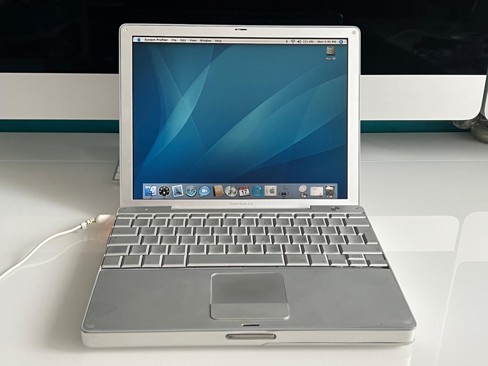 Apple Powerbook G4 12" 1,33 GHz PPC OS X 10.4.11 A1010 od 0,000 € - Počítače a hry