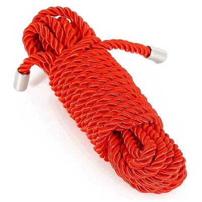 BDSM splétané bavlněné bondage lano 7 mm 5 m