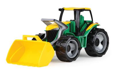 Traktor se lžíci LENA, zeleno žlutý