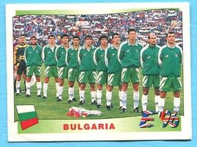 Bulharsko PANINI EURO 1996