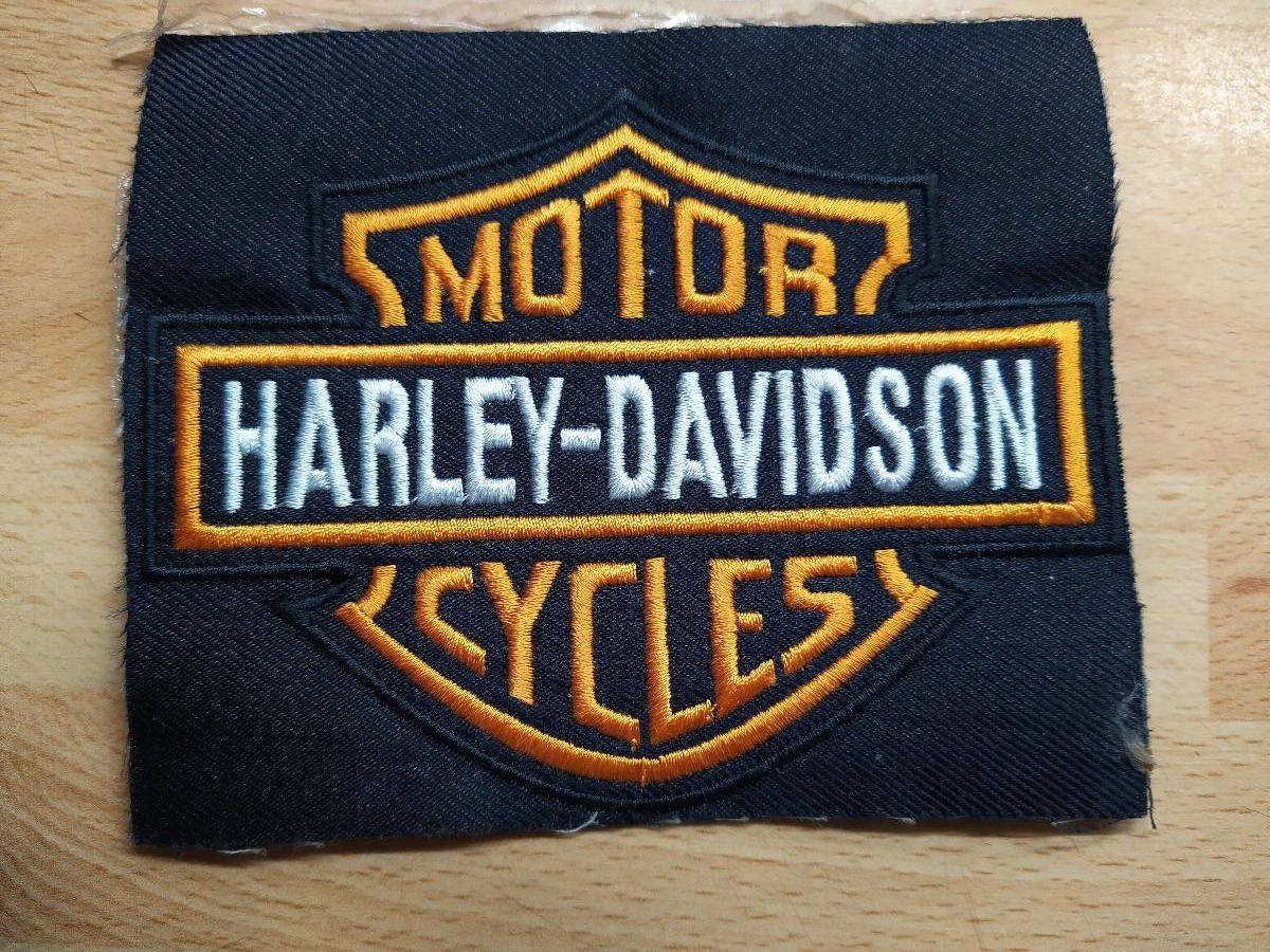 nášivka Harley Davidson, nažehlovací podklad, 120 x 100 mm - Auto-moto