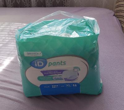 Prodám Kalhotky navlékací iD PANTS X-LARGE velikost XL  balení 14 kusů