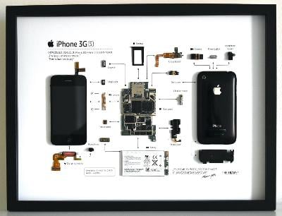 Nástěnný obraz iPhone 3GS - dekorace bytu, kanceláře nebo dárek