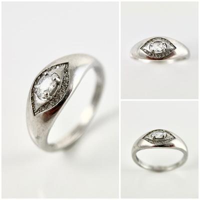 Prsten stříbrný 3,40 g Ag (925/1000) Ev. č. 408