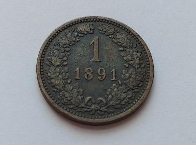 1 Krejcar 1891. - (č.475)