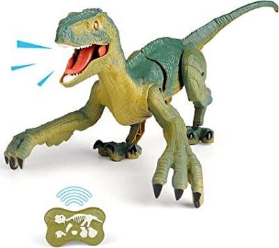 Dinosauří hračka pro děti - RC elektrický Velociraptor Dino