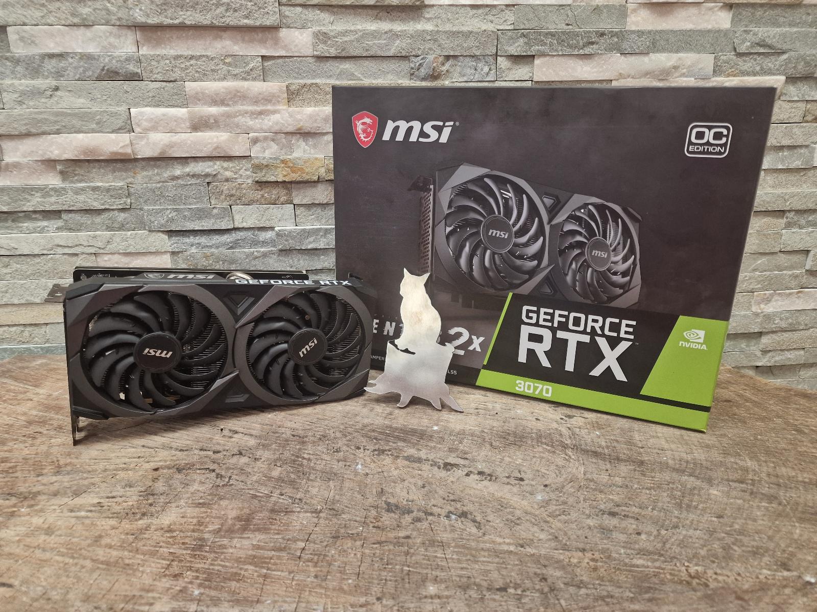 RTX 3070 MSI Ventus 2X OC, 8GB, ZÁRUKA 12 MĚSÍCŮ, Odpočet DPH | Aukro