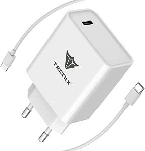 USB-C nabíječka Tecnix 20W/ fast charge/+kabel C/ Od 1Kč |081|