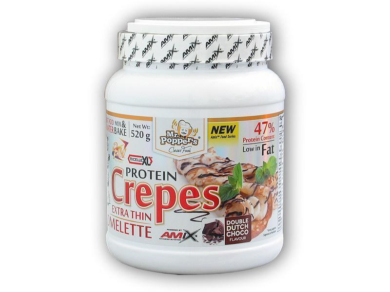 Amix Mr.Poppers Protein Crepes 520g Chocolate - Sport a turistika