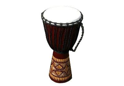 Africký buben Djembe, 70 cm - ručně řezaný 726