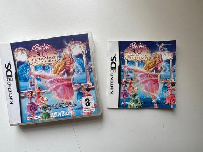 Nintendo DS pouze box + manuál - Disney Barbie 12 Dancing Princesses