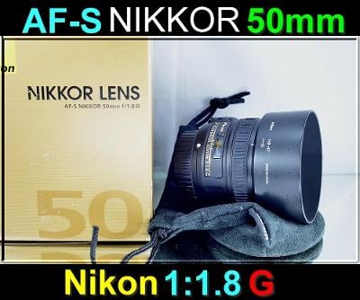 💥 Nikon AF-S Nikkor 50mm f/1.8 G **1:1.8 FX Pevný 50mm lens** 👍TOP