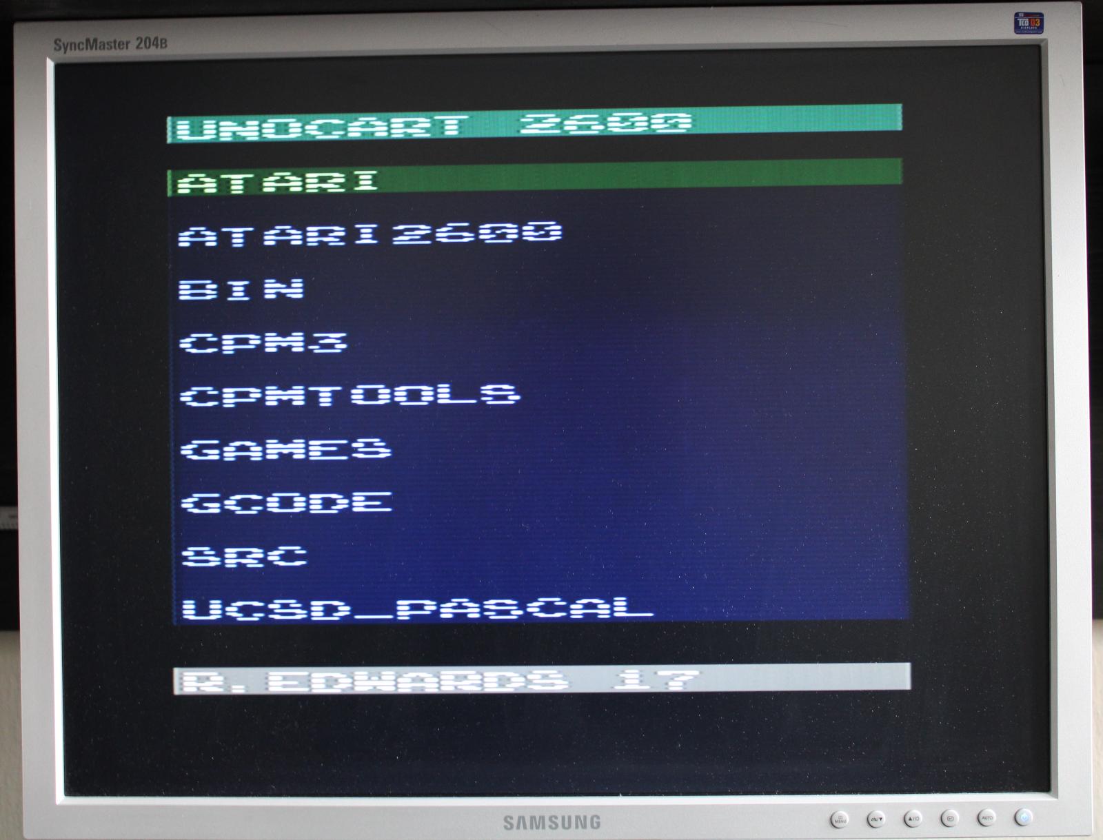UnoCart 2600 je SD cartridge pre herné konzoly ATARI 2600/7800 - Počítače a hry