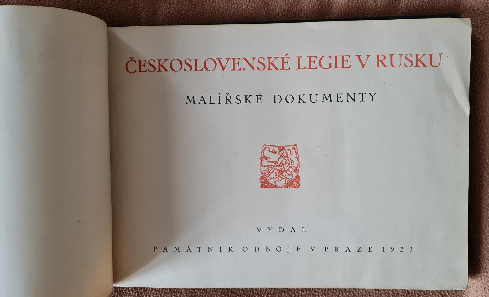 Československé legie v Rusku Malířské dokumenty - Sběratelství