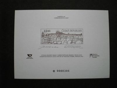 PT 24  - rok 2010- příloha katalogu  "Praž.hrad  v umění pošt. známky"