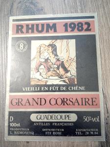 Etiketa - RHUM 1982