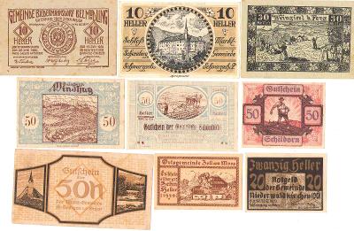 Devět pěkných bankovek - Rakousko