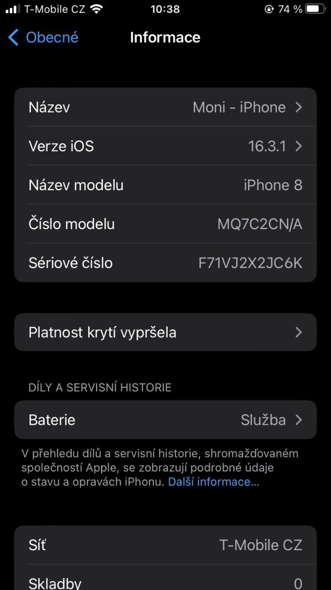 iPhone 8 256gb  - Mobily a chytrá elektronika