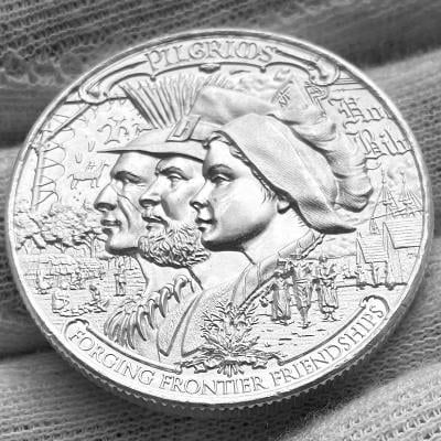 🇺🇸 1oz 999AG ❗️ Pilgrims - Frontiers ❗️ strieborná minca - novinka