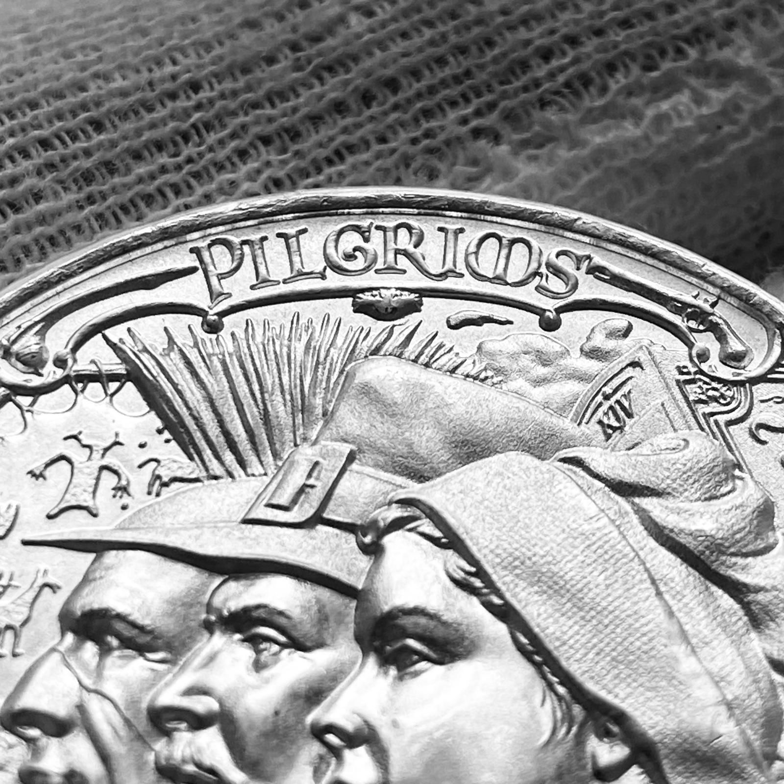 🇺🇸  1oz 999AG ❗️ Pilgrims - Frontiers   ❗️stříbrná mince - novinka - Numismatika