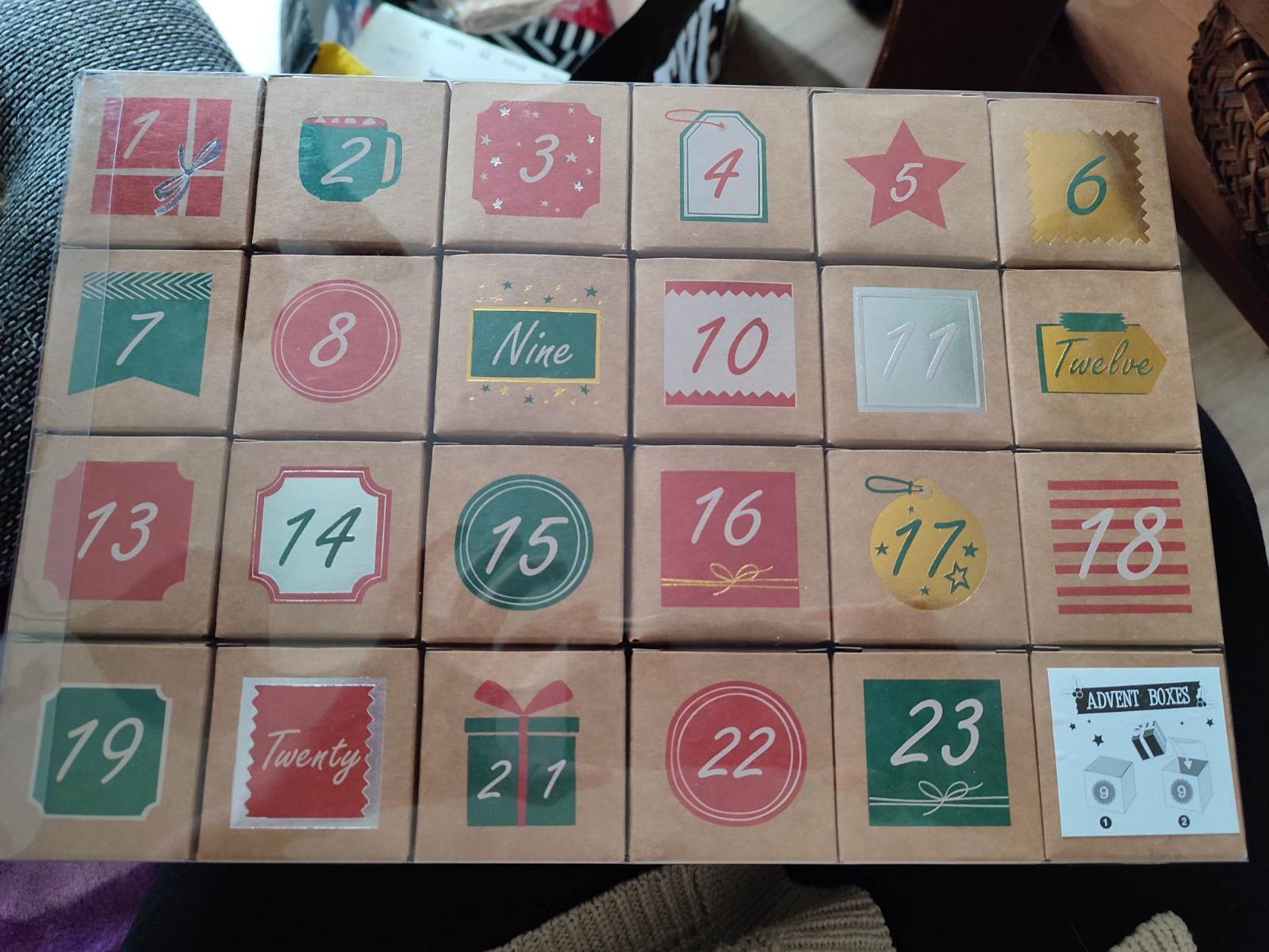 Adventný kalendár - box - undefined