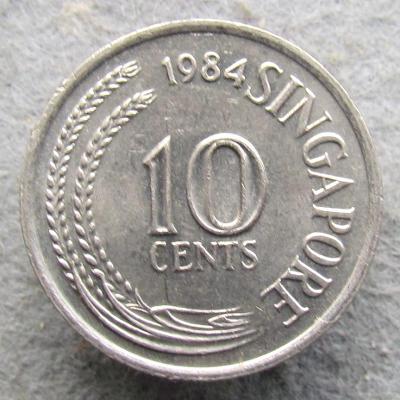Singapur 10 centů 1984   