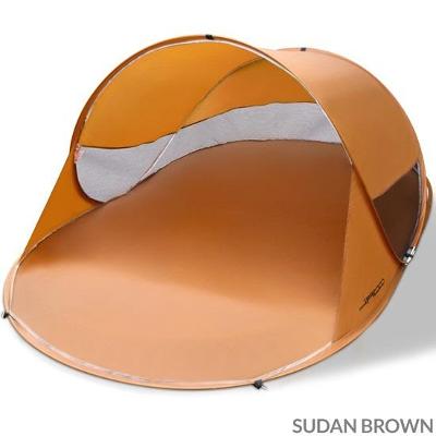 Petricard | Plážový stan - ochrana před sluncem a větrem - Sudan Brown