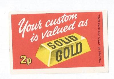 K.č. 5-K-2239 Solid Gold... krabičková, dříve k.č. 2200.