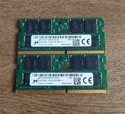 SODIMM DDR4 16GB /2x 8GB/ 2133MHz micron
