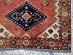 Starožitný vlnený koberec s geometrickými vzormi - Starožitnosti a umenia