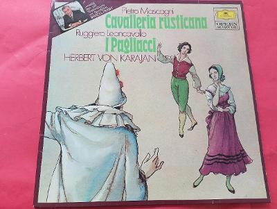 LP Cavalleria rusticana, I pagliacci Mascagni, Herbert von Karajan
