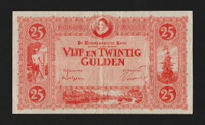 HOLANDSKO - NETHERLANDS - 25 gulden, 1930  -  stav 2