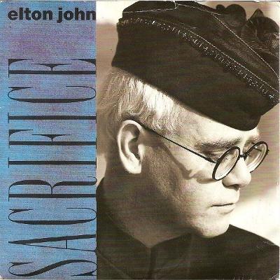 SP- ELTON JOHN - Sacrifice (7"singl)´1989 TOP HIT